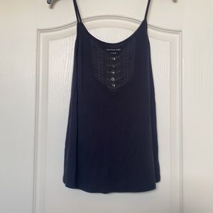 American Eagle Navy Blue Soft & Sexy Tank Top